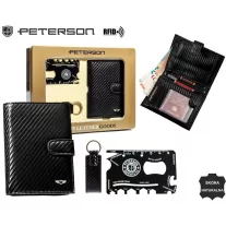 Peterson férfi pénztárca ajándékszett PTN ZMS-07