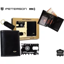 Peterson férfi pénztárca ajándékszett PTN ZMS-09