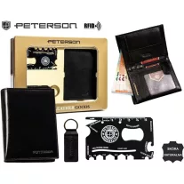 Peterson férfi pénztárca ajándékszett PTN ZMS-10