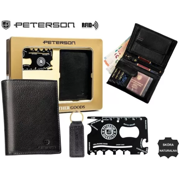 Peterson férfi pénztárca ajándékszett PTN ZMS-11 Peterson férfi pénztárca ajándékszett PTN ZMS-11