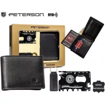 Peterson férfi pénztárca ajándékszett PTN ZMS-14