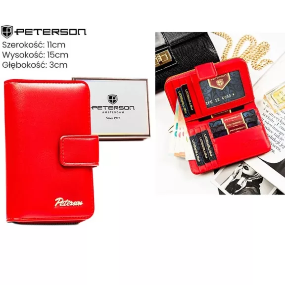 Peterson női műbőr pénztárca PTN-POR-02-PU Peterson női műbőr pénztárca PTN-POR-02-PU