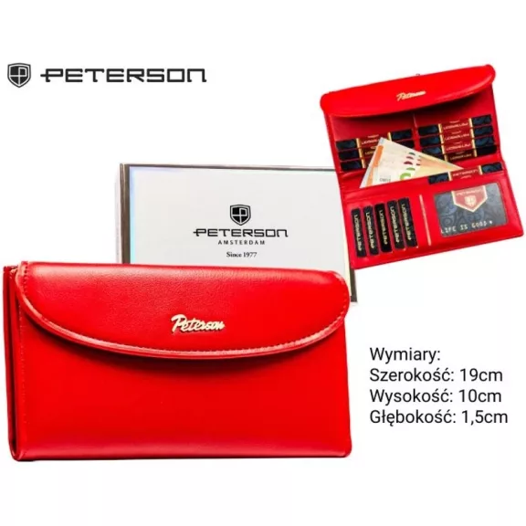 Peterson női műbőr pénztárca PTN-POR-03-PU Peterson női műbőr pénztárca PTN-POR-03-PU