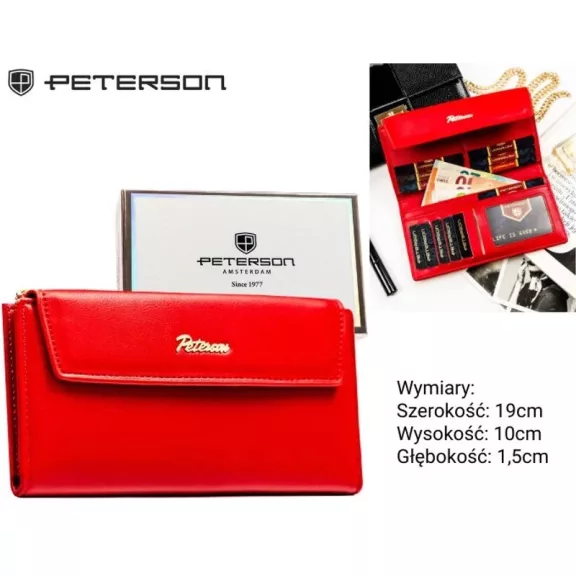 Peterson női műbőr pénztárca PTN-POR-04-PU Peterson női műbőr pénztárca PTN-POR-04-PU