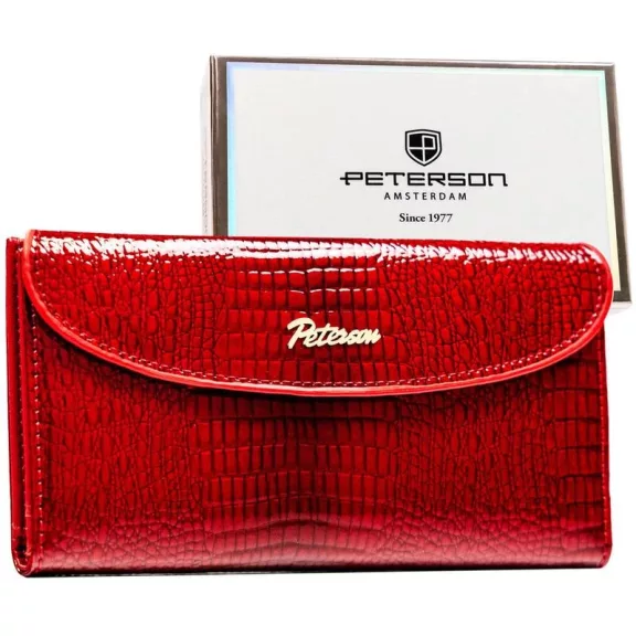 Peterson Női Pénztárca Echo Ptn-Por-04-Rs-7178 Red Peterson Női Pénztárca Echo Ptn-Por-04-Rs-7178 Red