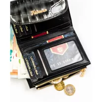 Peterson női műbőr pénztárca PTN-POR-05-CB – szürke