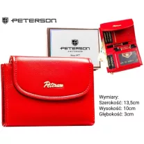 Peterson női műbőr pénztárca PTN-POR-05-PU