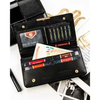 Peterson Női Pénztárca Ptn 005-Nf8-2691 Black - Fekete