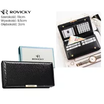 Rovicky Női Pénztárca R-005-Nf8-2189 Black - Fekete