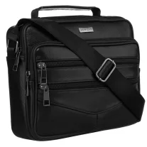   Rovicky Férfi Bőr Oldaltáska R-13204-M-3877 Black - Fekete