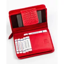 Rovicky női bőr pénztárca R-613-DDW – piros