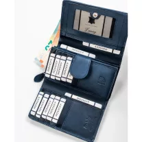 Rovicky női bőr pénztárca R-615-DDW – kék