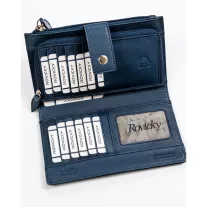 Rovicky női bőr pénztárca R-861-DDW – kék