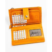 Rovicky női bőr pénztárca R-861-DDW – sárga