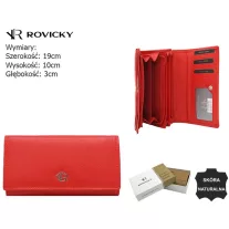 Rovicky női bőr pénztárca R-D1521-NCD
