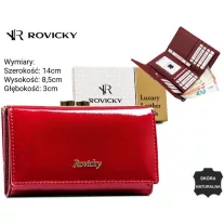 Rovicky női bőr pénztárca RH-23-1-SAF