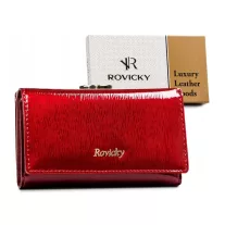 Rovicky női bőr pénztárca RH-23-1-SH – piros