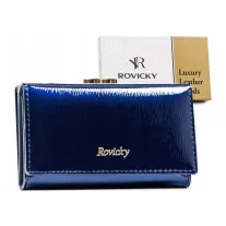 Rovicky női bőr pénztárca RH-23-1-SH – kék