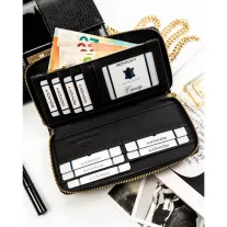 Rovicky Női Bőr Pénztárca Rh-25-1-Rs-5395 Black
