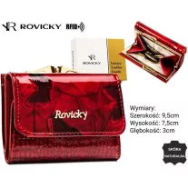 Rovicky női bőr pénztárca RH-32-1-DBF
