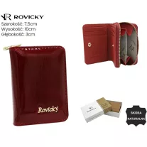 Rovicky női bőr pénztárca RH-33-1-SH-R – piros