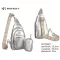 Roviccky női oldal-testtáska r-kp-01-hrh-3945 silver - ezüst