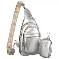   Roviccky női oldal-testtáska r-kp-01-hrh-3945 silver - ezüst
