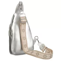   Roviccky női oldal-testtáska r-kp-01-hrh-3945 silver - ezüst