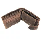 Férfi Bőr Pénztárca Rm-05L-Baw Barna - Rfid Védelemmel - Férfi Bőr Pénztárca Rm-05L-Baw Barna - Rfid Védelemmel -