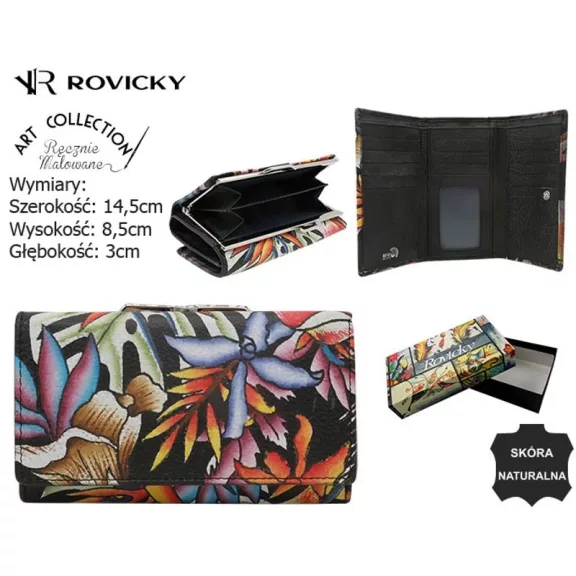 Rovicky női bőr pénztárca R-N55020-ART Rovicky női bőr pénztárca R-N55020-ART