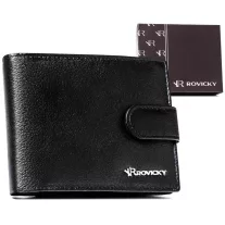 Férfi Bőr Pénztárca R-N992L-Pdm-3272 Black - Fekete