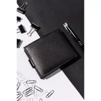 Férfi Bőr Pénztárca R-N992L-Pdm-3272 Black - Fekete