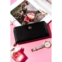   Rovicky Női Pénztárca Echo Bőr R-Prk-01-F7-2740 Black - Fekete