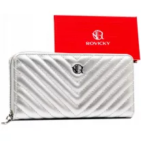   Rovicky Női Pénztárca Echo Bőr R-Prk-04-Hrh-3174 Silver - Ezüst