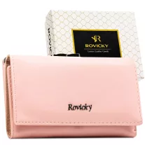   Rovicky női bőr és műbőr pénztárca RPX-23-ML – rózsaszín