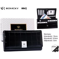 Rovicky női bőr és műbőr pénztárca RPX-27A-3