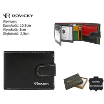 Rovicky férfi bőr pénztárca R-RM-24-15L-GCL