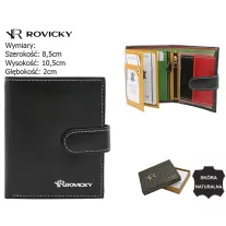 Rovicky férfi bőr pénztárca R-RM-24-16L-GCL
