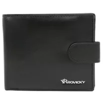   Férfi Bőr Pénztárca + Kulcstartó R-Set-M-N992L-Kcs-1732 Fekete