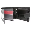 Férfi Bőr Pénztárca + Kulcstartó R-Set-M-N992L-Kcs-1732 Fekete