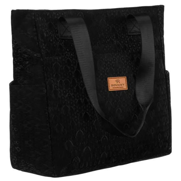 Rovicky Mintás Shopper Táska R-Tz-01-2417 Black W07 Rovicky Mintás Shopper Táska R-Tz-01-2417 Black W07