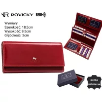 Rovicky női bőr pénztárca RV-1680155-9-BCA