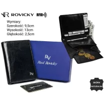 Rovicky férfi bőr pénztárca RV-7680056-9