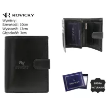 Rovicky férfi bőr pénztárca RV-7680272-IL-L-BCA