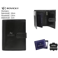 Rovicky férfi bőr pénztárca RV-7680277-L-BCA