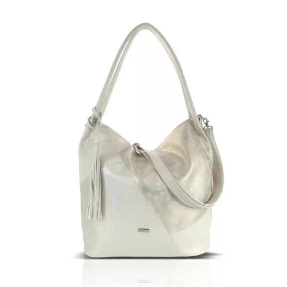 Zellia Női Válltáska Td22018 Beige-Arany - Monaco-Platina - Zellia Női Válltáska Td22018 Beige-Arany - Monaco-Platina -