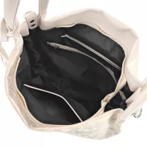   Zellia Női Válltáska Td22018 Beige-Arany - Monaco-Platina -