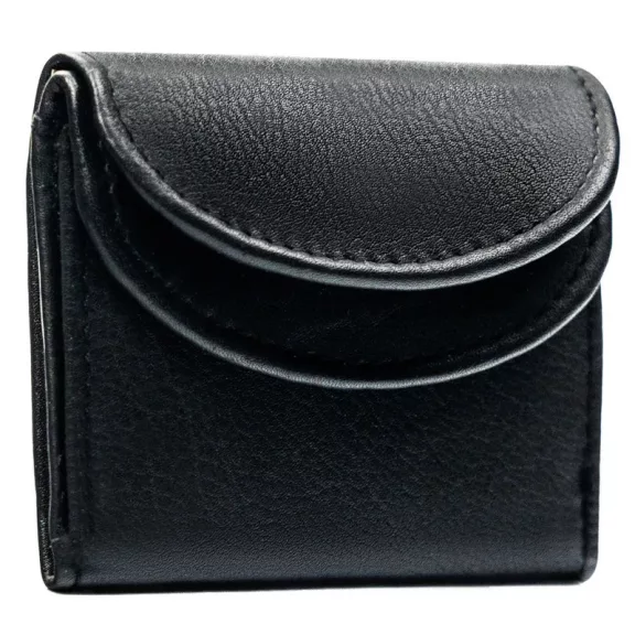 Bőr pénztárca W005-CCD-0271 Black – Fekete Bőr pénztárca W005-CCD-0271 Black – Fekete