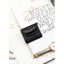 Bőr pénztárca W005-CCD-0271 Black – Fekete Bőr pénztárca W005-CCD-0271 Black – Fekete
