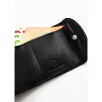 Bőr pénztárca W005-CCD-0271 Black – Fekete